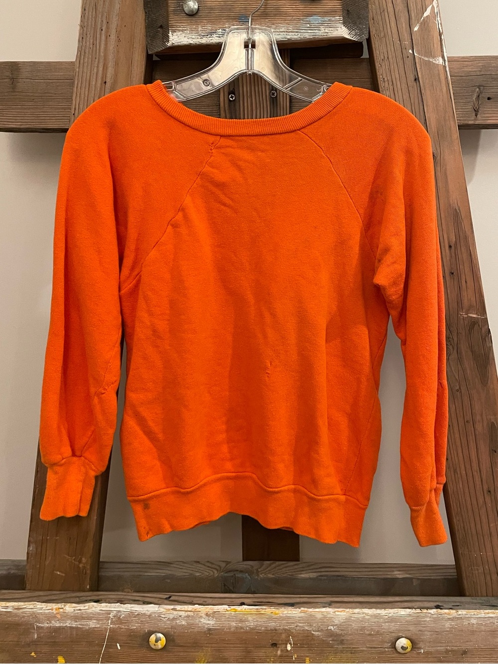 Bright Orange Crewneck Sweatshirt